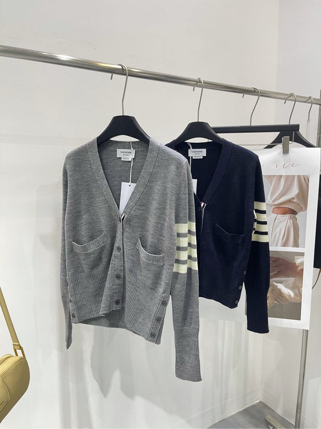 THOM V-NECK WOOL CARDIGAN 169441