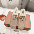 LP SUMMER CHARMS WALK LOAFERS PEANUT FLEECE