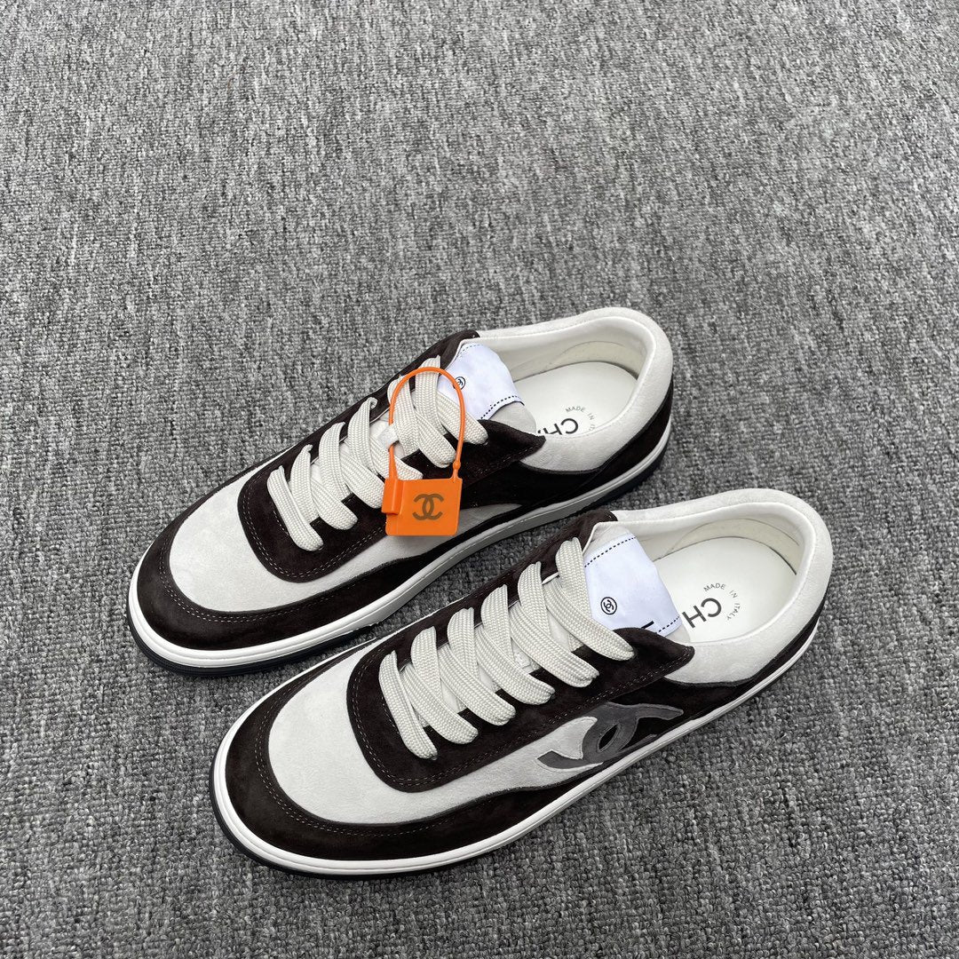 CC TRAINERS WHITE BLACK SUEDE