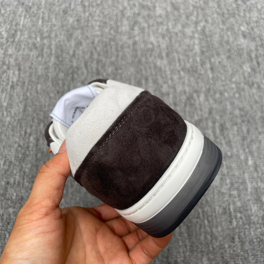 CC TRAINERS WHITE BLACK SUEDE