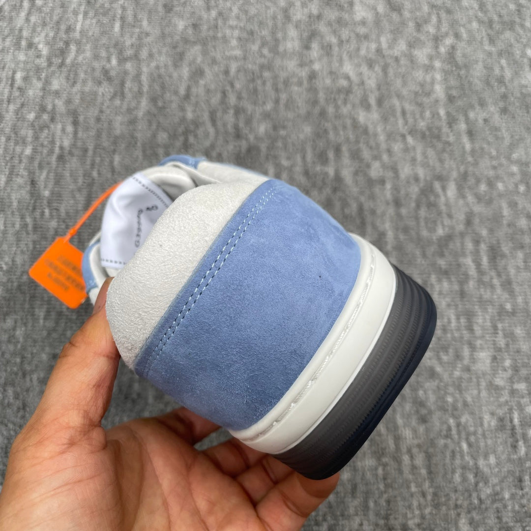 CC TRAINERS WHITE BLUE SUEDE