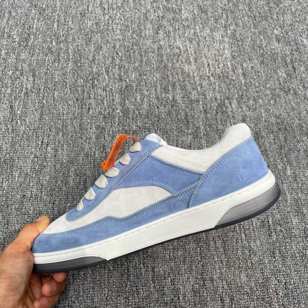 CC TRAINERS WHITE BLUE SUEDE
