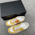 CC TRAINERS WHITE YELLOW SUEDE