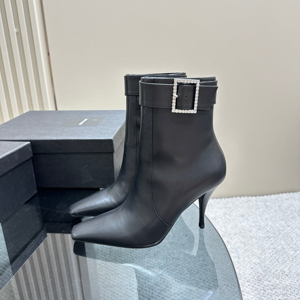 SL CLAUDE BOOTS BLACK CALFSKIN