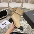 CC ANKLE BOOTS IN BEIGE CALFSKIN 478141