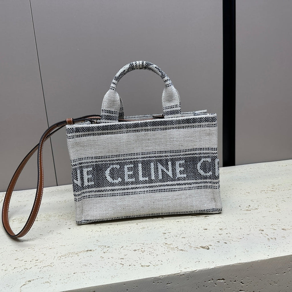 CABAS THAIS 26 CALFSKIN  GREY