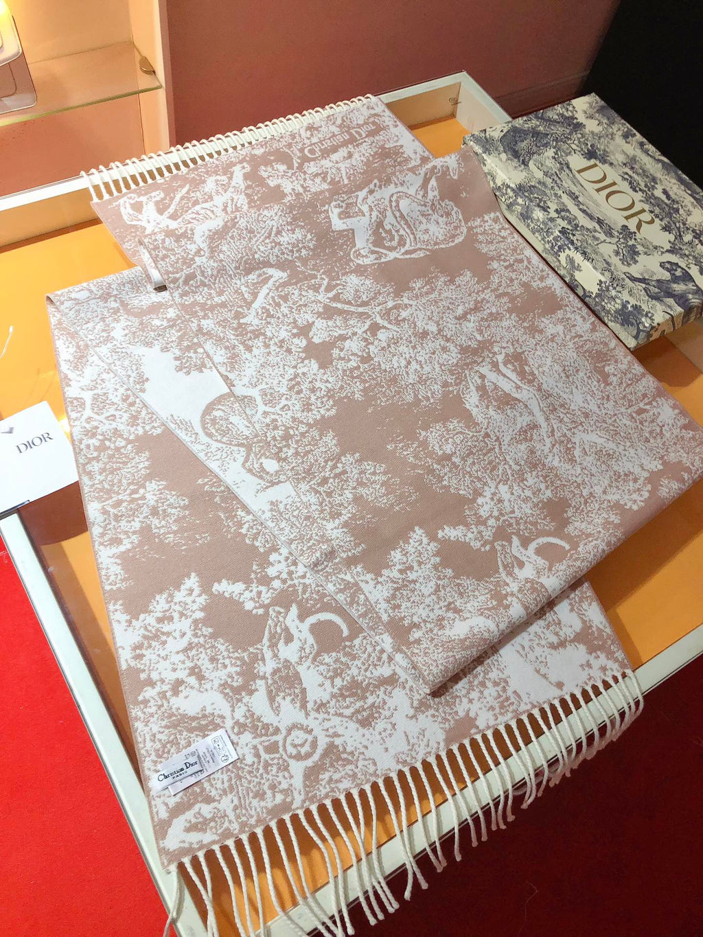 DIOR 26S SCARF 200CM IN CASHMERE 123456