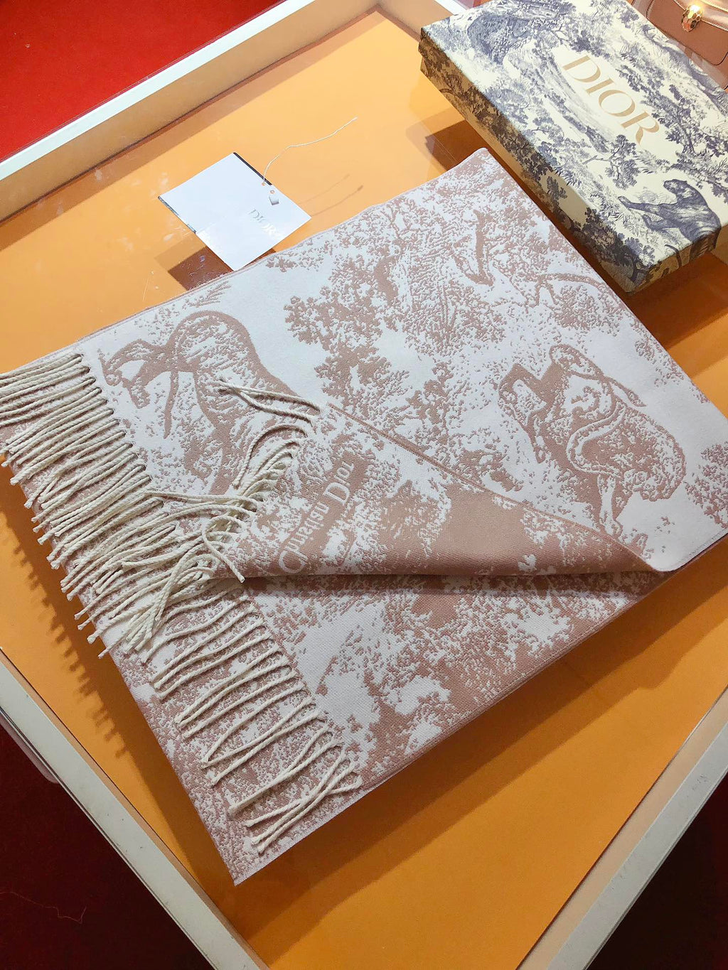 DIOR 26S SCARF 200CM IN CASHMERE 123456