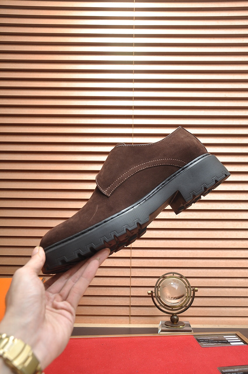 HM MONK STRAP BROWN SUEDE