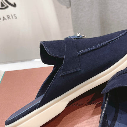 LP CHARMS WALK BABOUCHE LOAFERS DENIM SUEDE