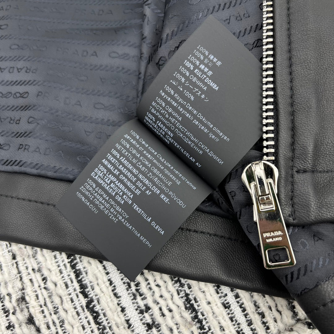 PRADA 25S SHEARLING HOODED JACKET 336
