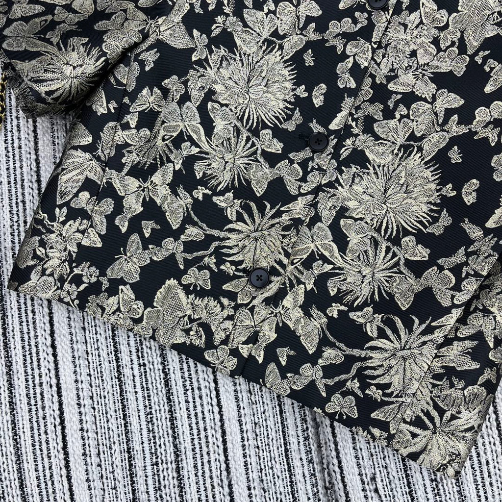 DIOR 25S CROPPED JACQUARD JACKET 796