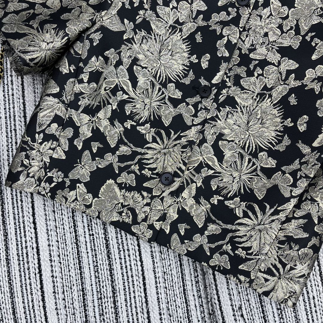 DIOR 25S CROPPED JACQUARD JACKET 796