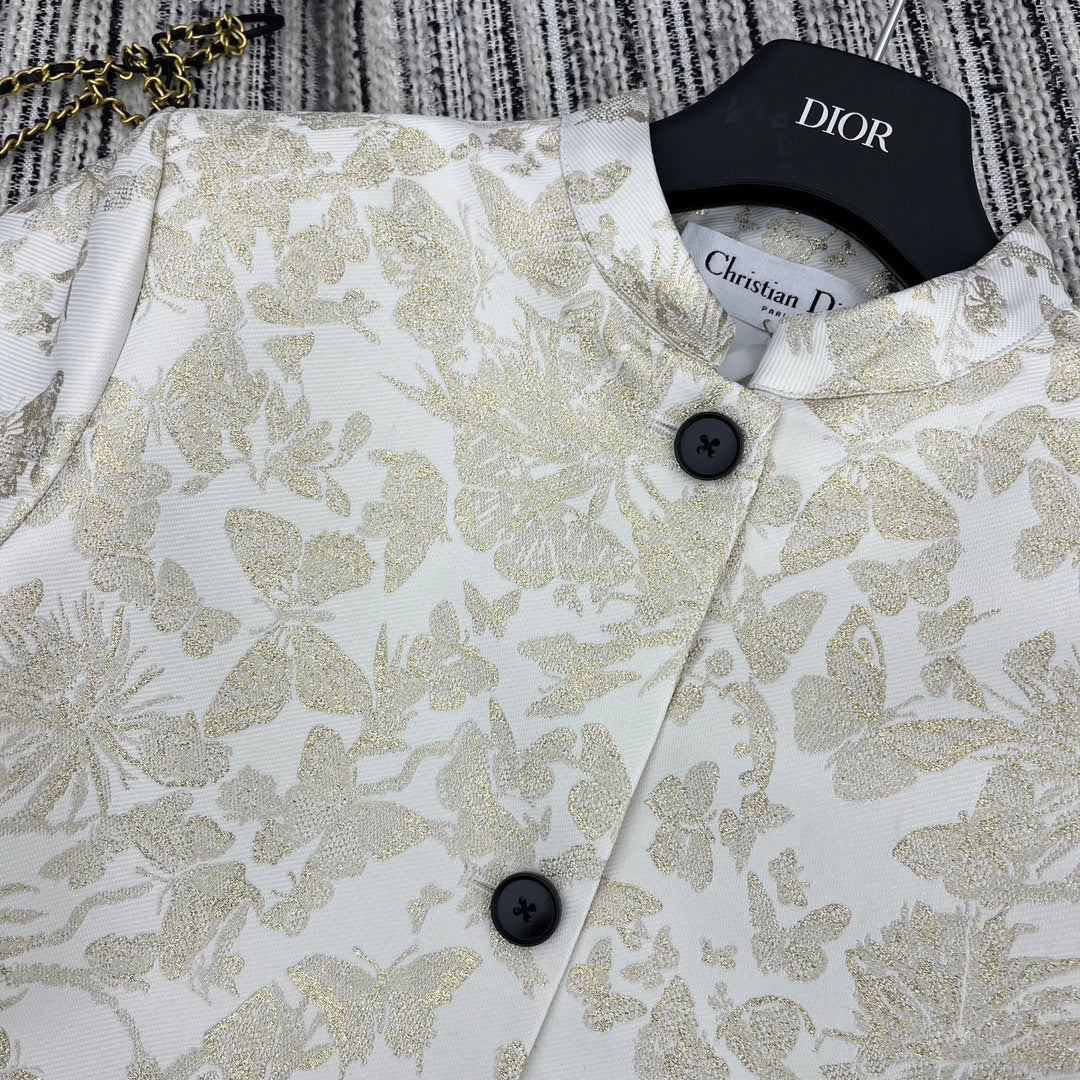 DIOR 25S CROPPED JACQUARD JACKET 795