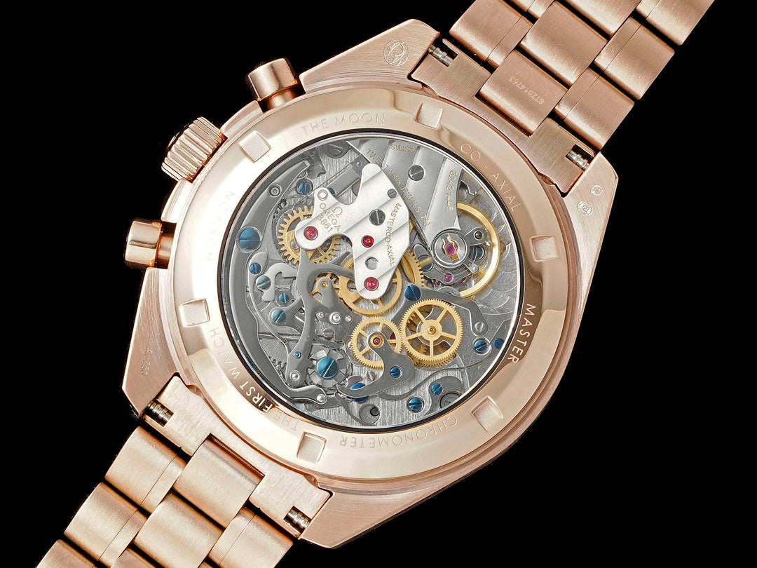 SPEEDMASTER 42 MM ROSE GOLD CASE WITH BLACK DIAL