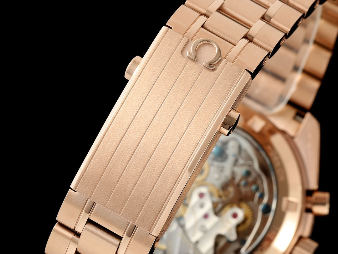 SPEEDMASTER 42 MM ROSE GOLD CASE WITH BLACK DIAL