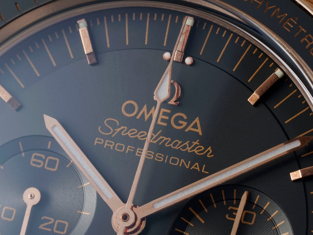 SPEEDMASTER 42 MM ROSE GOLD CASE WITH BLACK DIAL