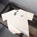 BALENCIAGA POLITICAL CAMPAIGN LOGO T-SHIRT IN WHITE