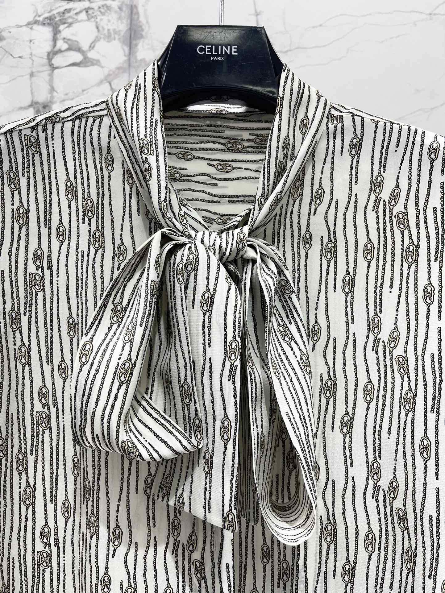 CELINE 26S SILK SHIRT 430