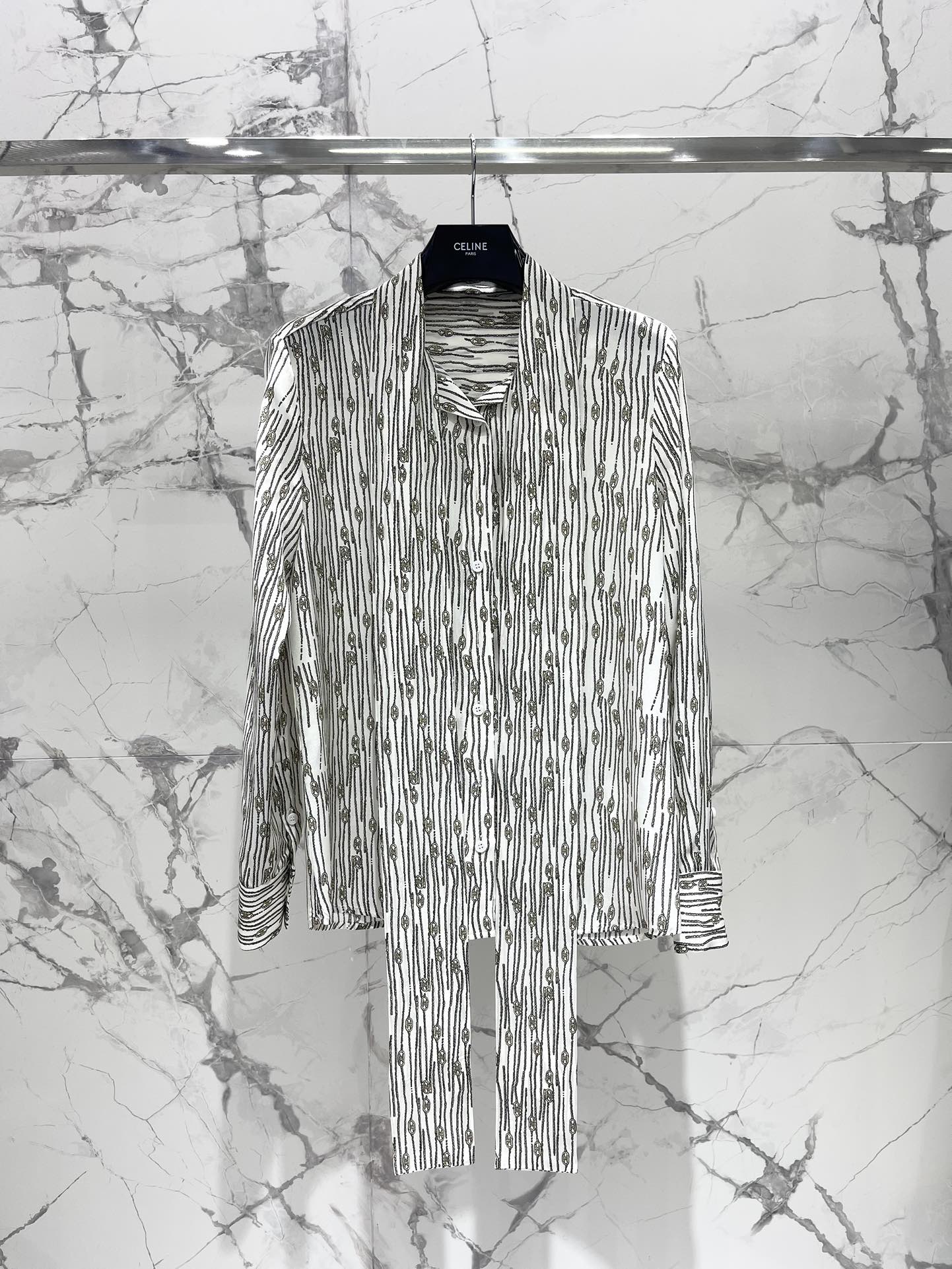 CELINE 26S SILK SHIRT 430