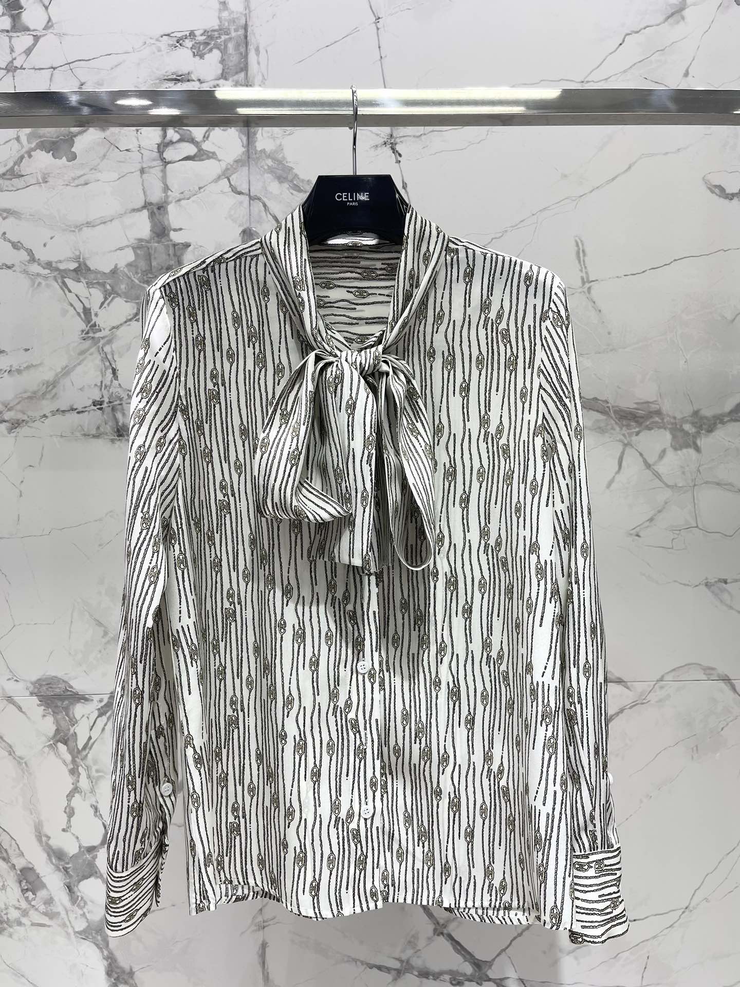 CELINE 26S SILK SHIRT 430