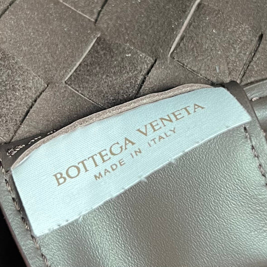 BV INTRECCIATO BAG 50 IN DARK BROWN CALFSKIN