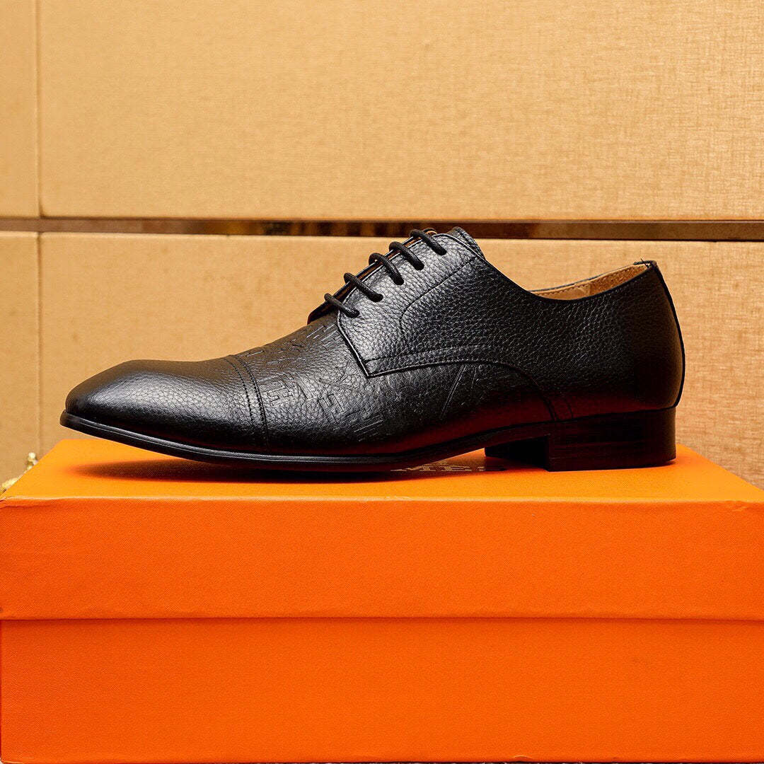 HM BALLY SCRIVANI HANDPAINTED BLACK CALFSKIN