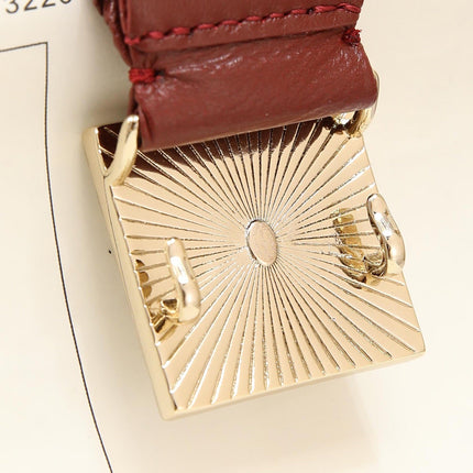 CHANEL 26S BELT 30 MM IN BROWN CALFSKIN 658426