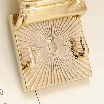 CHANEL 26S BELT 30 MM IN GOLD CALFSKIN 658429