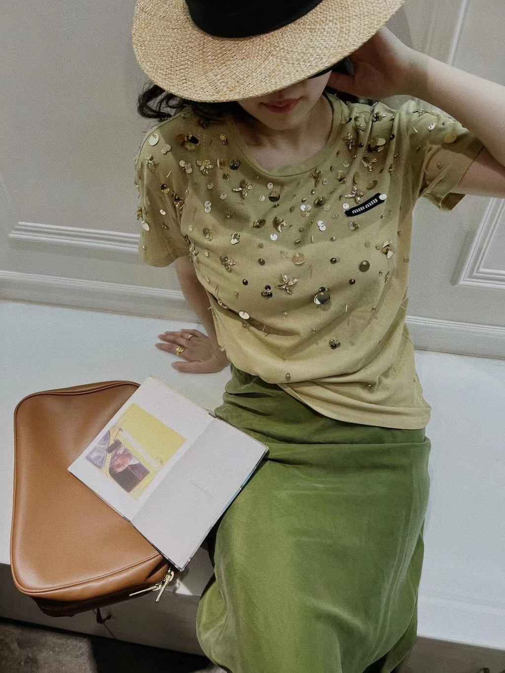 MIUMIU T-SHIRT STYLE 210