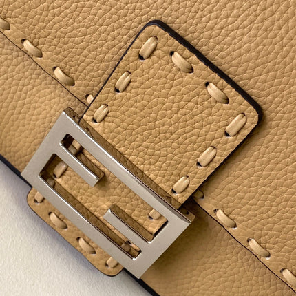 Fend Baguette 27 Bag Light Brown Calfskin Shw