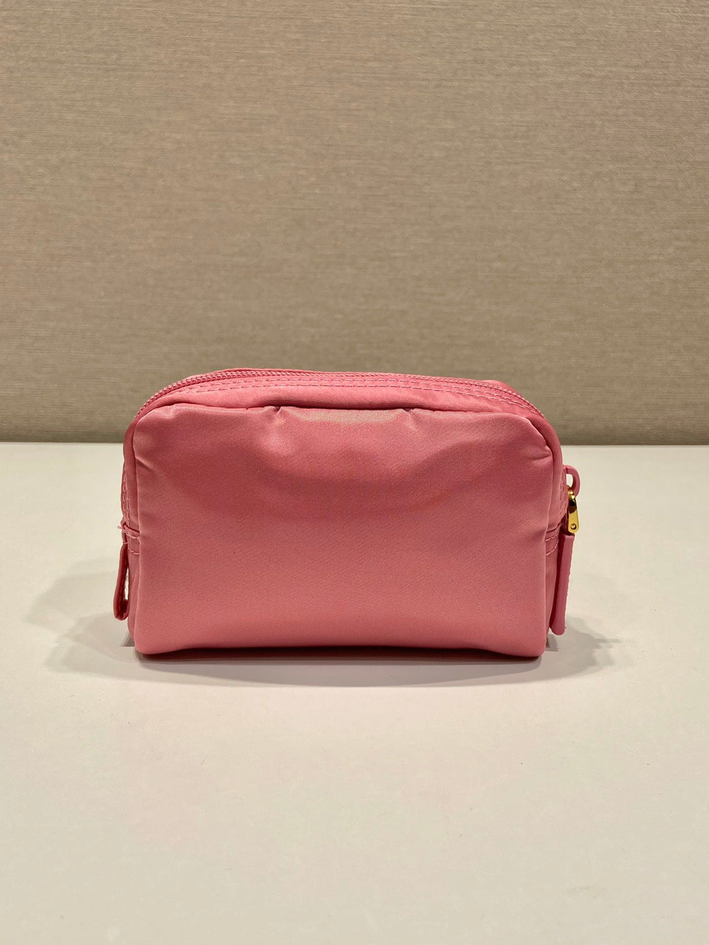 PRADA 26S HANDBAG 12 IN PINK NYLON