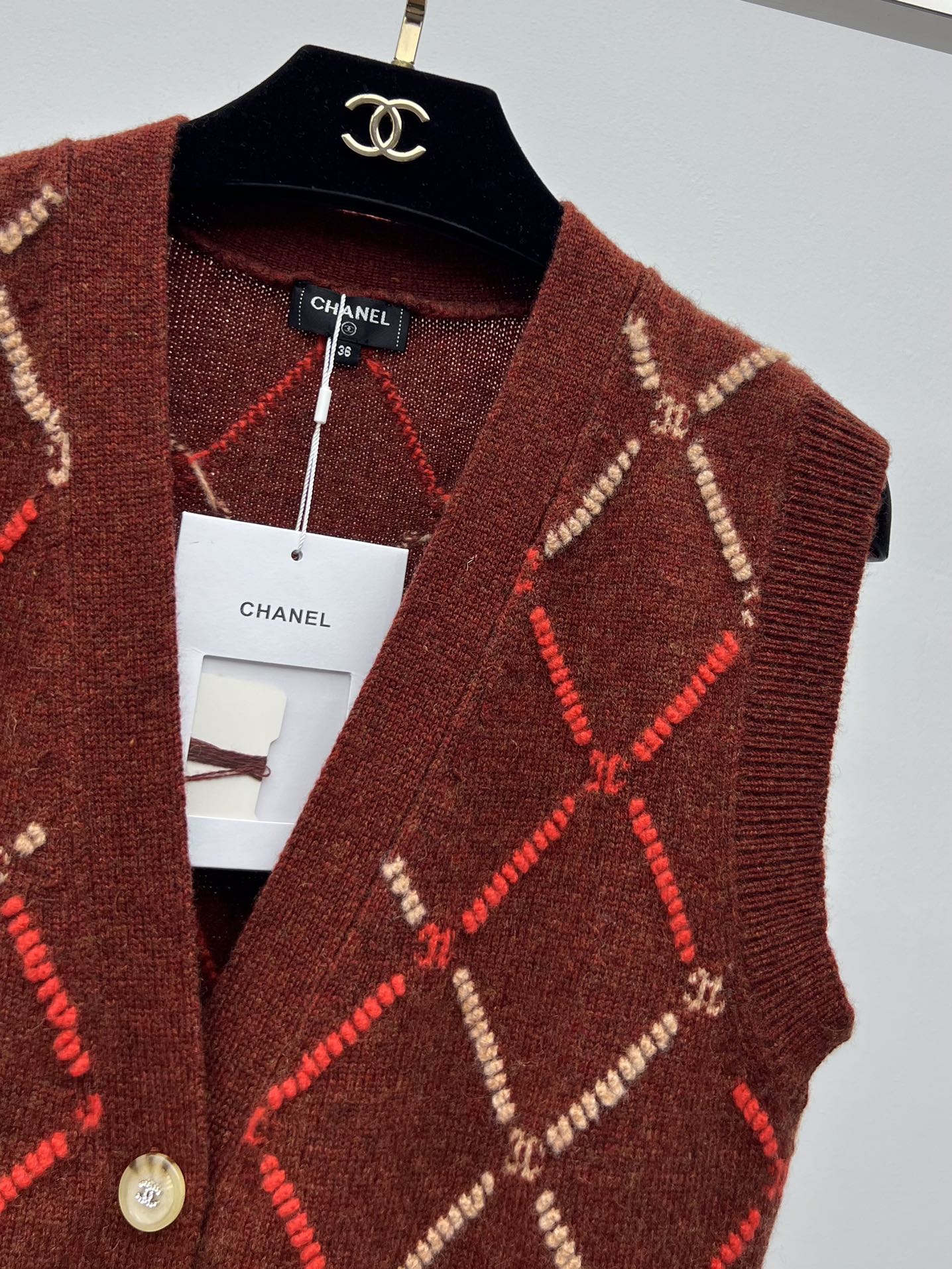 CHANEL 25S SET KNIT VEST STYLE 256