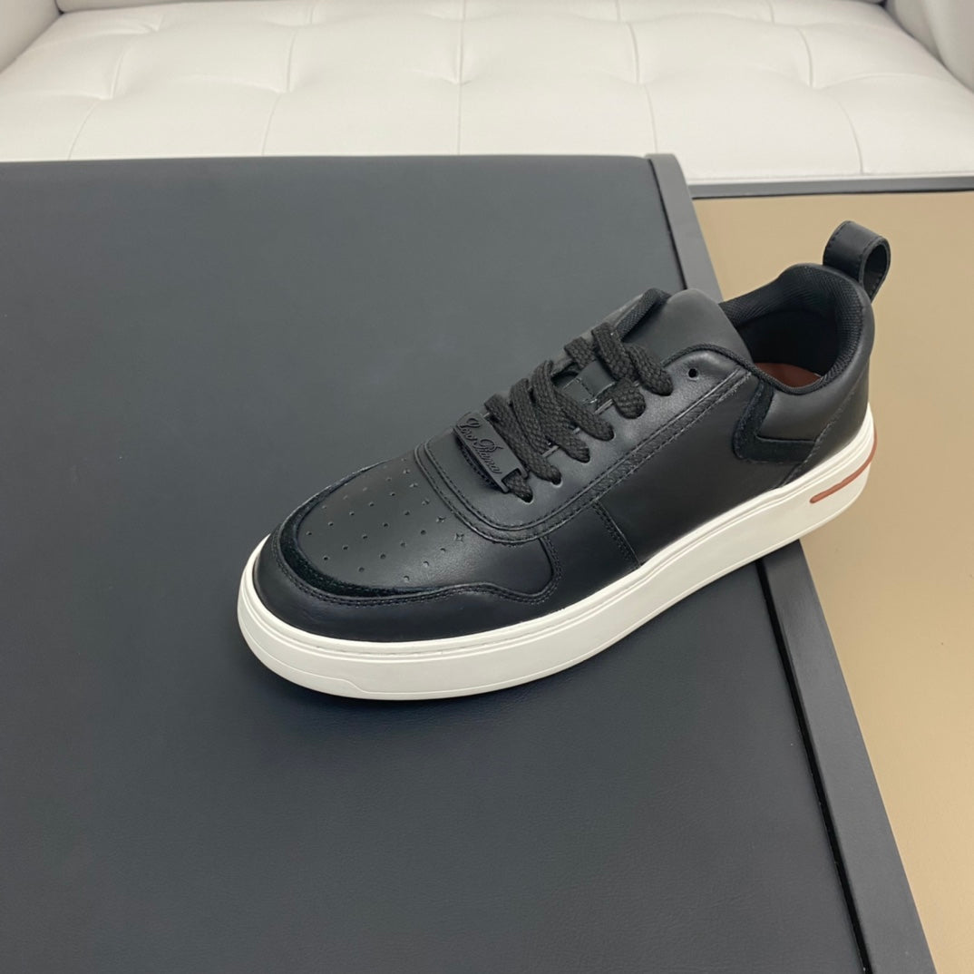 LP NEWPORT 2.0 WALK SNEAKERS BLACK CALFSKIN