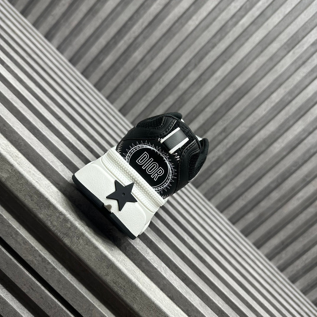 CD CHRONO SNEAKER BLACK CALFSKIN