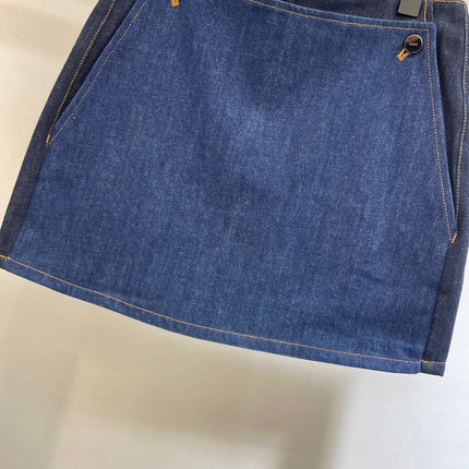 FENDI 26S DENIM SKORT 352