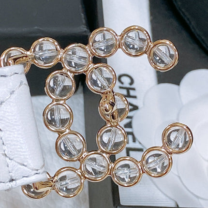 CHANEL 26S BELT 30 MM IN WHITE CALFSKIN 670903