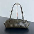 SHOULDER BAG 37 IN KELP LAMBSKIN
