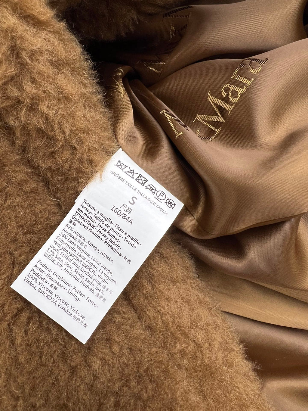 MAXMARA 25S LONG TEDDY COAT STYLE 249