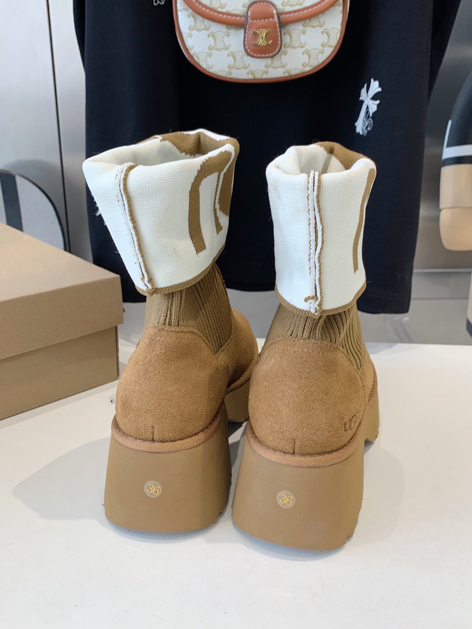 MINI MARTIN BOOTS IN CIDER BROWN SUEDE