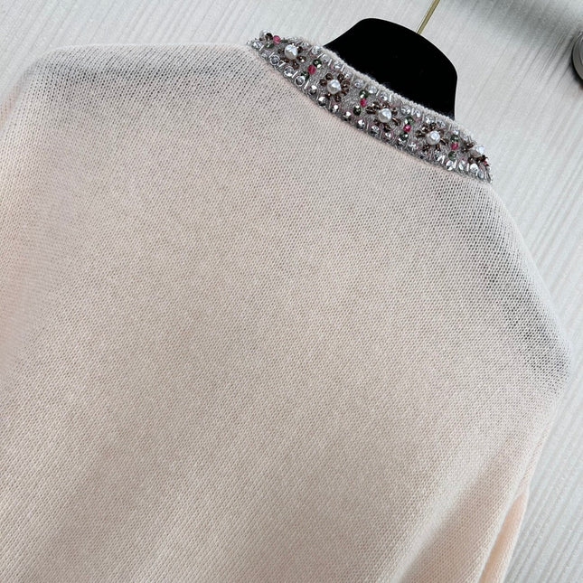 VALENTINO 26S LONG-SLEEVE KNIT SWEATER 446