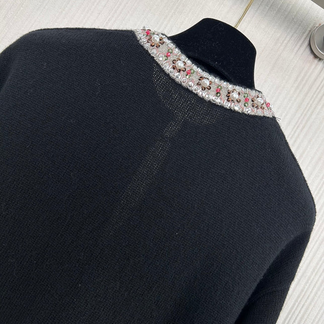 VALENTINO 26S LONG-SLEEVE KNIT SWEATER 445