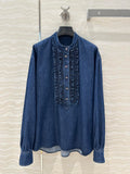 VALENTINO LONG SLEEVE DENIM SHIRT 261428
