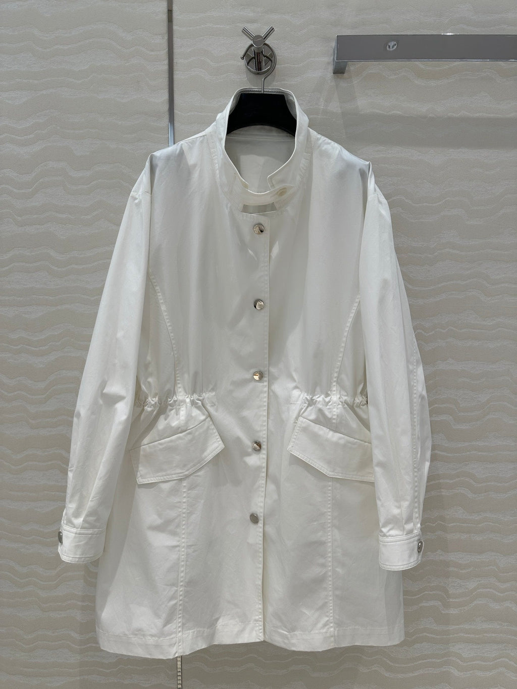 PRADA WINDBREAKER JACKET WITH TRIANGULAR POCKETS 276314