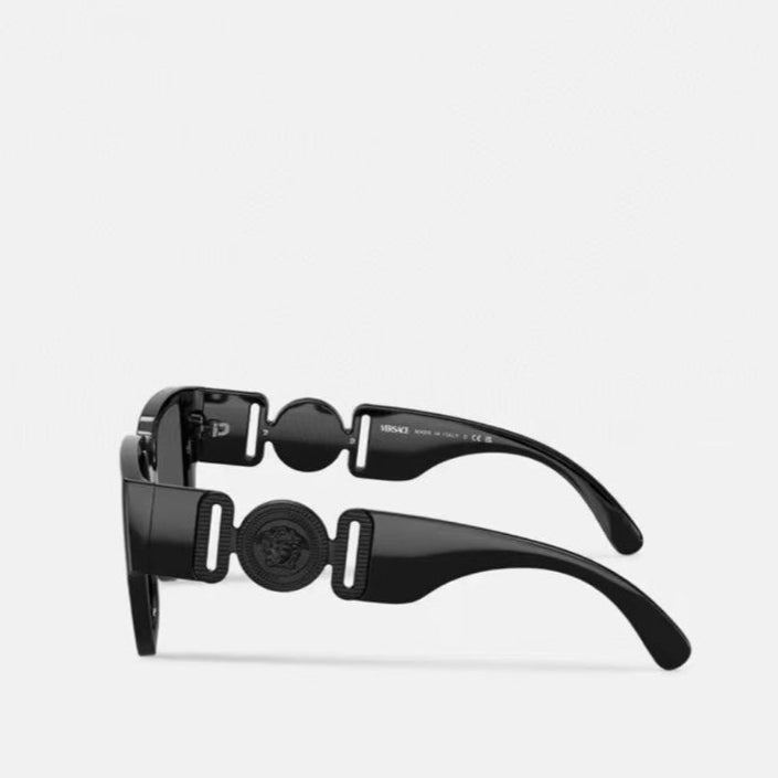 EMBOSSED LOGO MEDUSA BIGGIE SQUARE FRAME SUNGLASSES VE4483D IN ACETATE