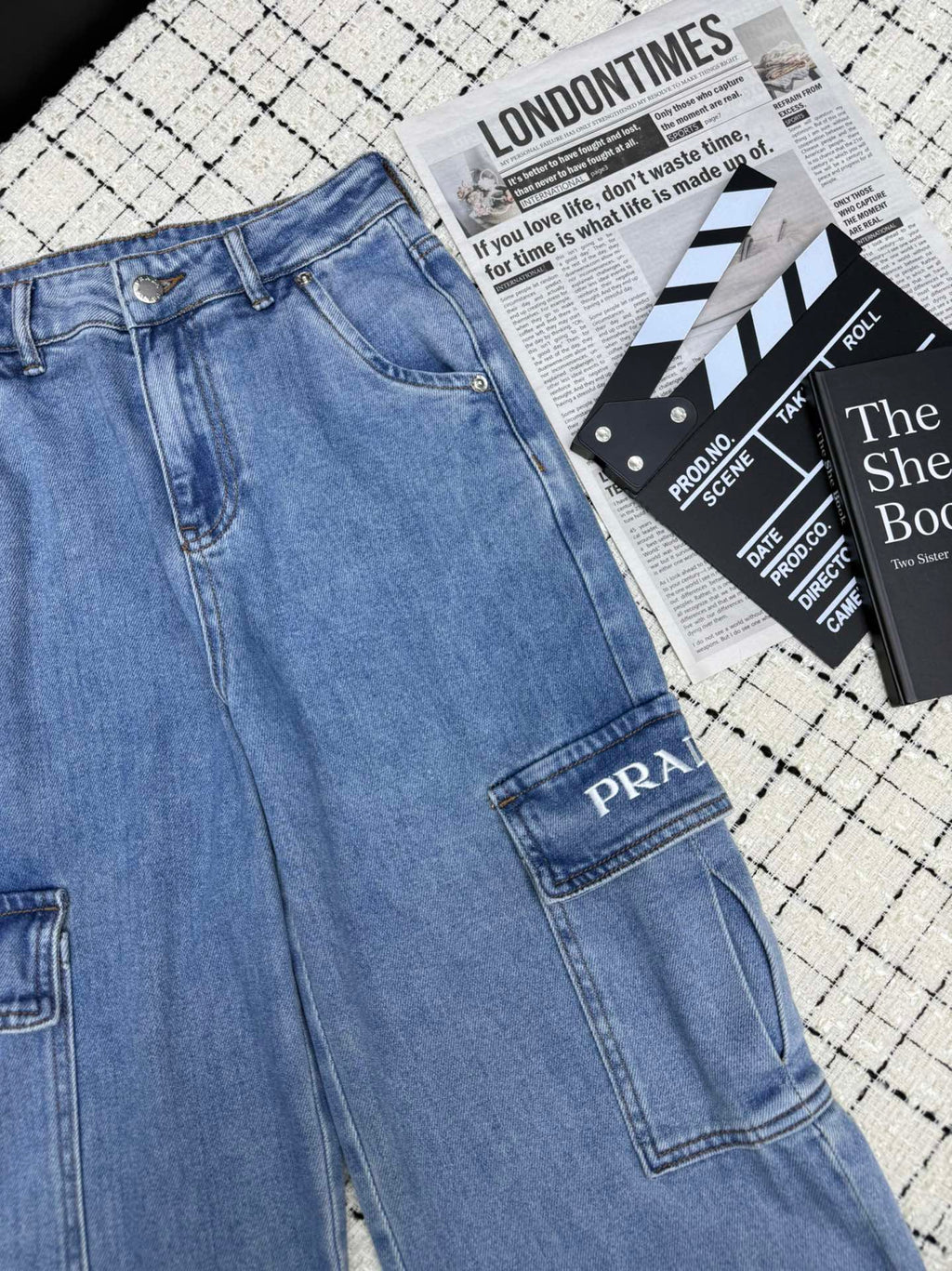 PRADA 26S CARGO JEANS 600