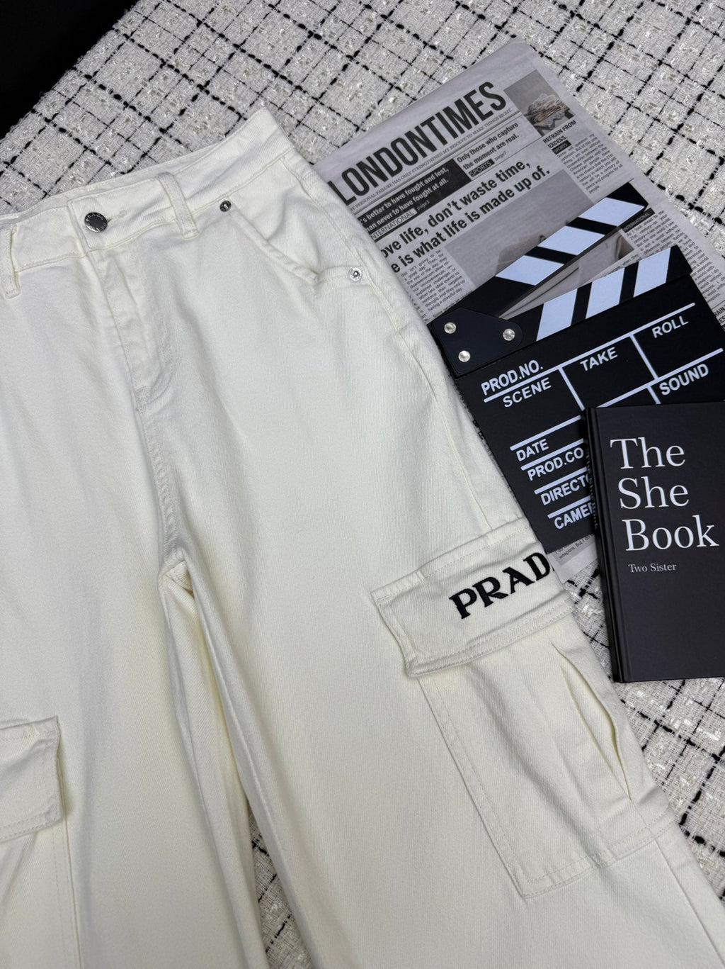 PRADA 26S CARGO JEANS 599