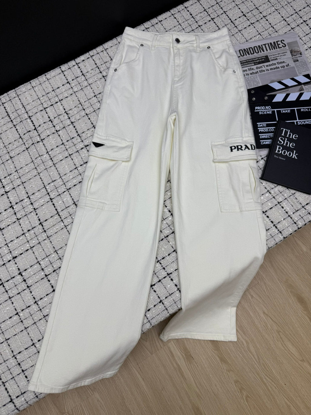 PRADA 26S CARGO JEANS 599