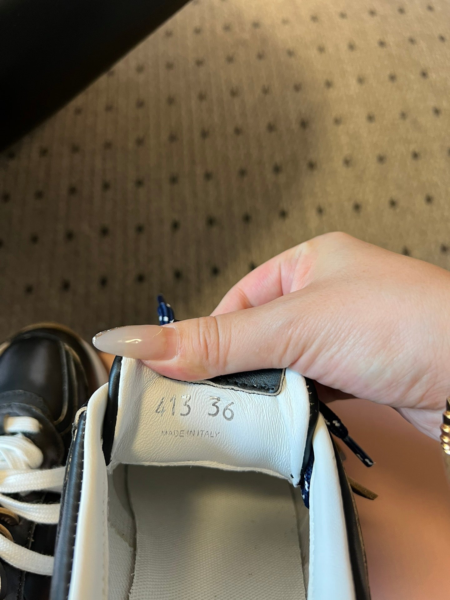 MIUMIU 26S SNEAKERS 530 SL IN BLACK CALFSKIN