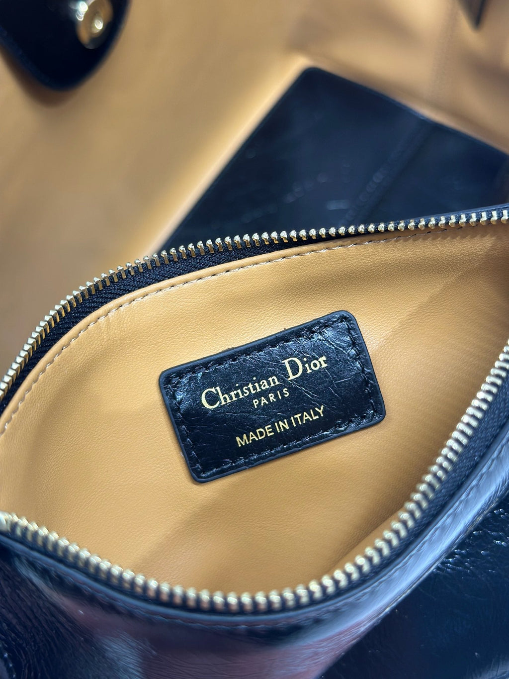 DIOR 26S TOUJOURS BAG 28 IN BLACK CALFSKIN